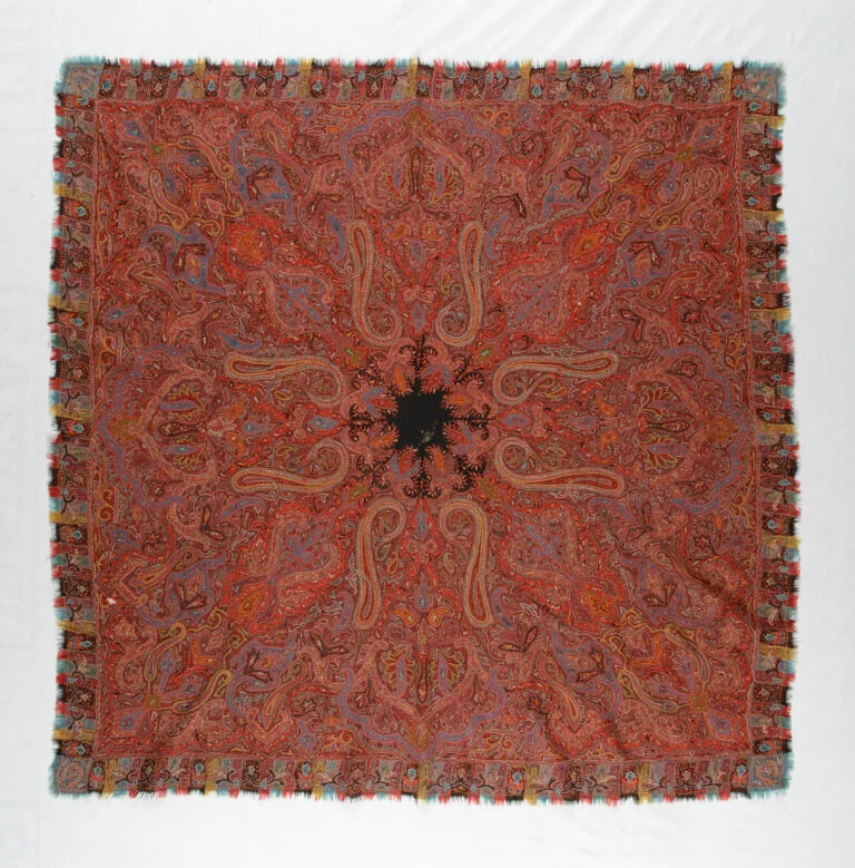 19th century emboidered Shawl